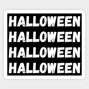 Halloween. Minimalistic Halloween Design. Simple Halloween Costume Idea Magnet